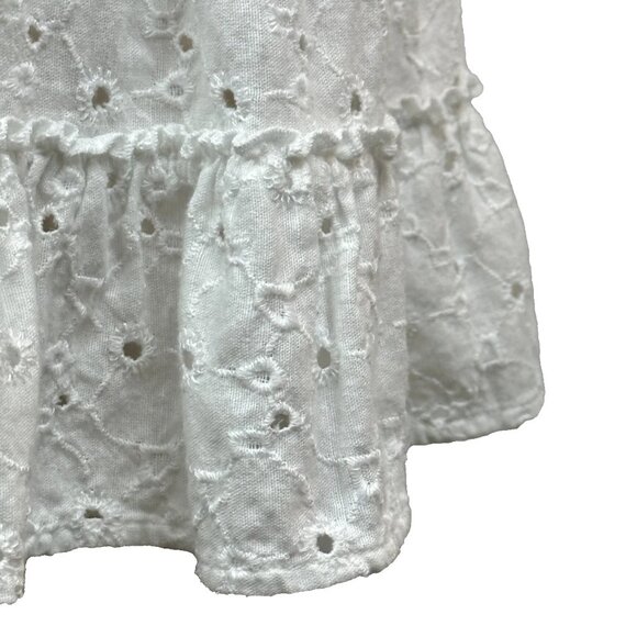 American Eagle - AE High-Waisted Tiered Mini Skirt - White - Small - Worn 1 Time - Picture 7 of 11